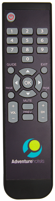 HRC-540 Hospitality Remote - Adventure Hotels
